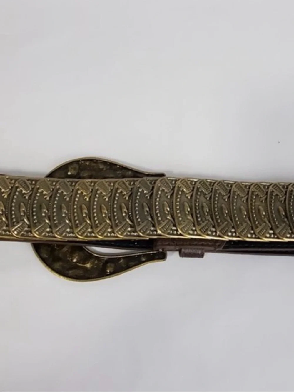 Brass buckle belt